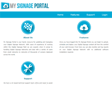 Tablet Screenshot of mysignageportal.com